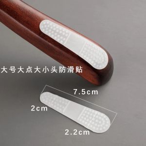 Anti-Slip Silicone Coat Hanger Covers Transparent Clothing Store Universal Anti-Slip Strip Label No Trace Pants Hanger Cover