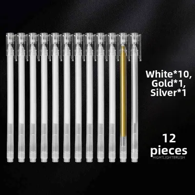 TINGYU | Waterproof Quick-drying White Highlighting Art Pen