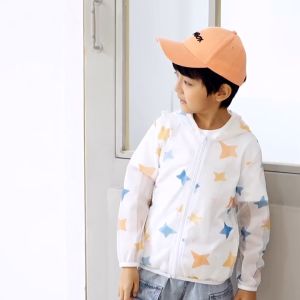 【C030】Stock Clearance Summer Sun Protection Thin Jacket Sweater Baby Children Kids Outerwear Boy Girl UV Protective Clothing 儿童防晒外套