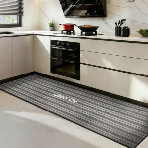 OULAISEN | Kitchen Mat Vintage Style Dirt Resistant Easy Clean Easy-care Luxurious Anti-slip Grease Proof Thickened