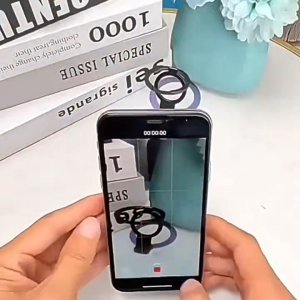 แหวนขาตั้งโทรศัพท์มือถือ บางเฉียบ แหวนยึดโทรศัพท์ แหวนติดมือถือ หมุนได้ 360 องศา การรับน้ำหนักที่แข็งแกร่ง