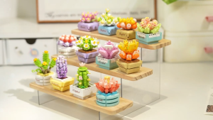 Year End Sales | KOCO Succulent Potted Plants 12pcs Assortments Series (KC010XX) Micro Mini Building Brick Full Set