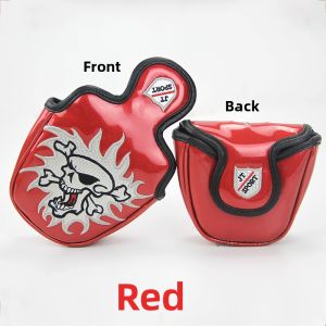 Skull Embroidered Half Circle Putter Cover