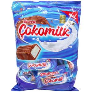 Mini Heart Shaped Cokomilk Chocolate Bar 450g Bagged Snack Imported from Kazakhstan without Replacement for Cocoa Butter