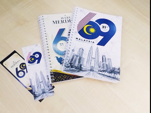 Buku Nota Hari Merdeka 2026 A5 + Penanda Buku