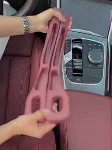 ส่งใน24 ชมแถบเติมช่องว่างที่นั่งในรถตัวเติมช่องว่างที่นั่งแบบยืดหยุ่นที่เก็บของสองช่องเพิ่มการจัดเก็บCar seat gap filling strip