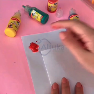 (4pcs) Finger Paint Greebel 4 Warna 20ml / Cat Air Washable Edukasi dan Kreatifitas Anak