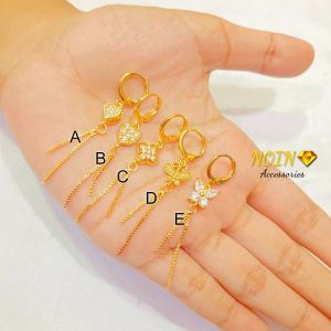 Anting Jurai Permata Lapis Emas Aksesoris Perhiasan