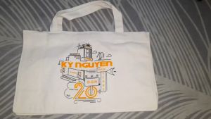 Túi vải bố thời trang kích thước 25x12x38cm