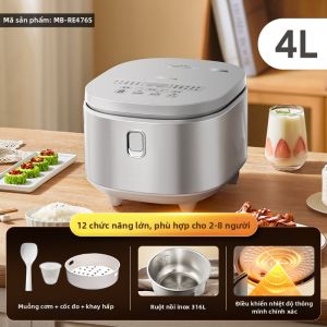 Midea | Nồi Cơm Điện Không Phủ Lớp 316 Thép Không Gỉ Dùng Tại Nhà