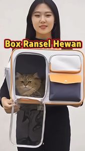 Box Ransel Hewan / Tas Kucing Anjing Traveling M41 Tas Kucing Astronot Ransel Pet Carrier Cargo / Backpack Tas Hewan Travelling