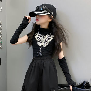 Quần Công Sở Hip Hop Thời Trang Cho Bé Gái Quần Công Sở Hở Bụng Quần Công Sở Đường Phố Quần Công Sở Biểu Diễn