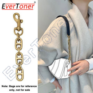 EverToner Bag Extension Chain Fits For COACH SWINGER Bag Shoulder Strap DIY Accessories Bag Transformation Short Chain Underarm Bag Chain Armpit Replacement Belt