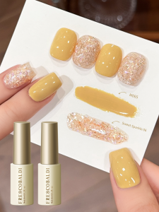 Candy sequins 06 - ชุดทาเล็บเจลเลื่อมเล็บสไตล์ใหม่สําหรับฤดูใบไม้ผลิ/ฤดูร้อน มีสองสี หวานและเป็นประกาย