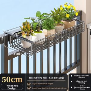 Adjustable Hanging Basket for Window Balcony
