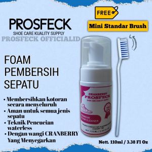 Terlaris No.1 | FOAM CLEANER Aroma BUBBLE GUM by Prosfeck | Shoes cleaner Pembersih Sepatu Tanpa Air