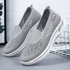 NBGAGA | Giày Đi Bộ Nữ Chỉnh Hình Chống Trơn Trượt Size 36-41 Thoải Mái Thoáng Khí Chất Liệu Lưới Kiểu Lười Thể Thao Ngoài Trời Chạy Bộ Đế EVA