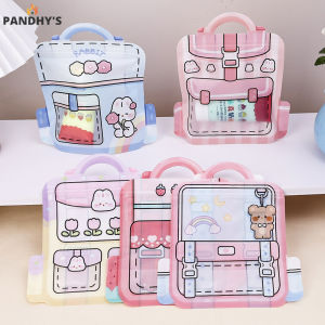 Cute Cartoon Sealed Bags Schoolbag Candy Snack Plastic Packaging Bag for Kids Birthday Festival Party Supplies Gift Bag