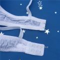 Summer Young Adult Cotton Bra Purified Cotton Bra Thin Wireless Bra Breathable Middle-Aged and Elderly Bra Intimates. 