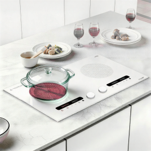 Energy-efficient Integrated Electric and Ceramic Stove 2 Burners