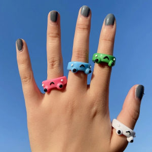 🔥Creative Simple Korean Cute Cartoon Frog Ring Womens Tail Ring LovelylifeFu👍