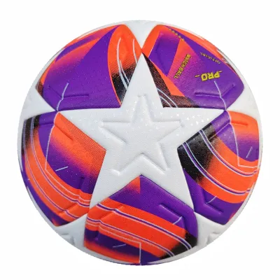 2022 Qatar World Cup Commemorative Football Thickened Heat Bonded Standard Soccer Ball High Aesthetic Value PU Material