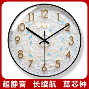 นาฬิกาตั้งโต๊ะแบบดั้งเดิมสำหรับห้องนั่งเล่น นาฬิกาติดผนังแบบดั้งเดิม 2025 ใหม่ โมเดิร์น ซีเรียส เรียบง่าย โมเดิร์น แฟชั่น หัวใจเงียบ นาฬิกาติดผนัง ตกแต่งห้องนั่งเล่น