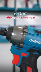Máy siết vít dùng pi 16V lực siết 140N NAKAWA không chôỈ than