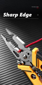 18 in 1 Electrician Pliers Multifunctional Wire Stripper Crimper Pliers Crimping Cutting Professional Electrician Tool