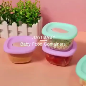 HL0432 Baby Food Container Penutup Lock Perpcs Kotak Plastik Kotak Makanan Wadah MPASI Wadah Kukusan