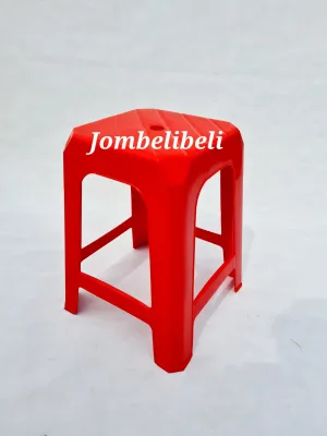 🔥Hot Selling🔥3V PS703 Grad A Quality Square Plastic Stool Chair. Thickness Strong 1.16KG
