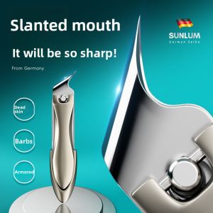 MONLEYTA | German Nail Clippers Eagle Beak Sharp Nose Long Foot Care Tool For Ingrowing Nail And Grey Nail Debris Removal