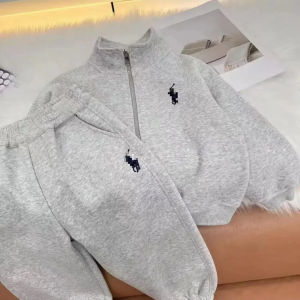 Trendy Lightweight Luxury Autumn New Arrival Childrens Outfit Casual Sportswear Sweatshirt Simple Jacket for Boys And Girls