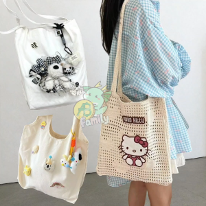 Tas ToteBag Fashion Korean Style Karakter Cute Tas Selempang