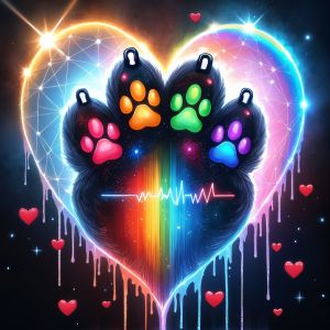 HUACAN Diamond Painting Claw Landscape 5D Full Round Diamond Mosaic Kit Heart Wall Decoration Living Room