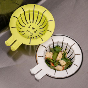 Kitchen Sink Filter Rabbit Ear Handle Drain Basket Strainer Garbage Filter Strainer Hair Catcher Filter