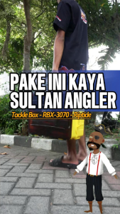 RIPTIDE BOX RBX-3070 TACKLE BOX MATERIAL COPOLYMER POLYPROPYLENE BOX PERALATAN UMPAN PANCING