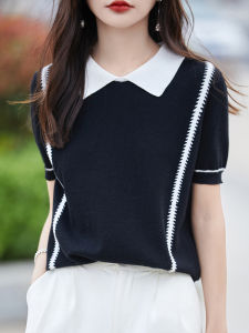 SHEHAN | Cotton Knitted Short Sleeve T-Shirt