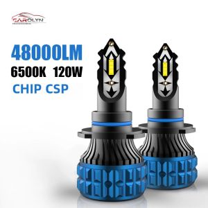 Carolyn Mới 1 35000LM LED Đèn Pha Ô Tô Chuyển Đổi Bộ H4 H7 H8 H9 H11 H16 9005 HB3 9006 HB4 6500K Độ Sáng Cao