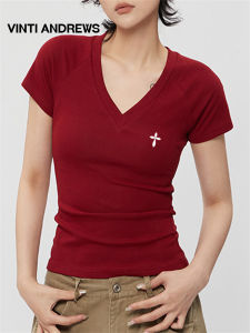 Slim Fit V-Neck T-Shirts