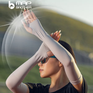 MAP BROTHER M3050 One Pair UV Sun Protection Cooling Arm Sleeve Cover Arm Cooler Warmer For Gloves Running Golf Cycling Driving