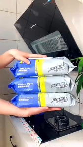 400PCS Multipurpose Extra Large Thick Kitchen Cleaning Wipes Strong Anti Oil Grease Stain Removal Disposable Scented Wet Wipes Super Absorbent Household Cleaning Tissue For Range Hood Stovetop Daily Home Kitchen Oil Dirt Efficient Cleaning Supplies