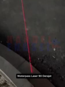 Laser Level 90 Derajat Siku Infrared Waterpass Mouse Line