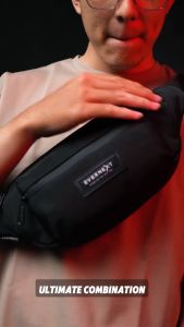 EVERNEXT - WAIST BAG PRIA ANTI AIR WAIST BAG VOLKER WATERPROOF SLING BAG DISTRO PRIA ANTI AIR