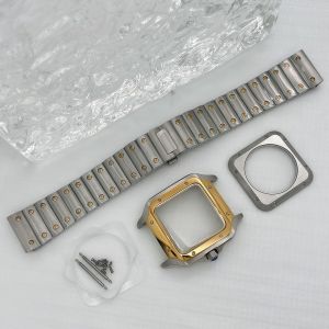 Brangdy | Gold Black Silver 38mm Case Watch Repair Modification Parts for Sandoz NH35 NH36 Watch Automatic Movements Hands Fits 27mm Dial