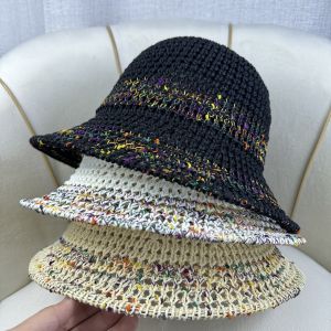 Mũ Lưỡi Trai Dệt Nhiều Màu Cỡ Lớn Cho Nữ Mùa Xuân Hè Đi Biển Du Lịch Chống Nắng Che Nắng Kiểu Dáng Tròn Cho Thanh Thiếu Niên