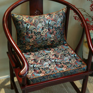 ที่นั่งแบบหนาสำหรับเก้าอี้ทรงวงกลมทำจากไม้เนื้อดี สไตล์จีนย้อนยุค ที่นั่งสำหรับใช้ในบ้านทั้งปี ที่นั่งเก้าอี้แบบหนา