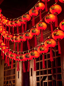 BEAUTY IN THE LIGHT | Solar New Years Outdoor Lantern String Lights
