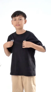 OVERSIZED T-SHIRT FULL BORDIR COTTON COMBED 24S | KAOS OVERSIZE ANAK LAKI LAKI 9-16 TAHUN PREMIUM