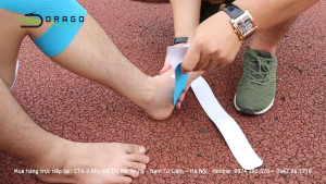 [2 Cuộn] Băng Dán Cơ Thể Thao Chính Hãng DRAGO TAPE - Bản Pre-cut (5cm x 25cm x 40 miếng)